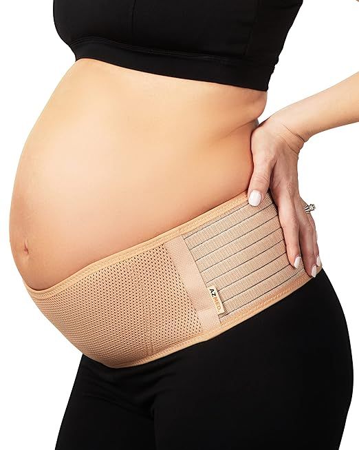 AZMED Maternity Belly Band for Pregnant Women - Pregnancy Must Haves Belly Support Band for Abdom... | Amazon (US)