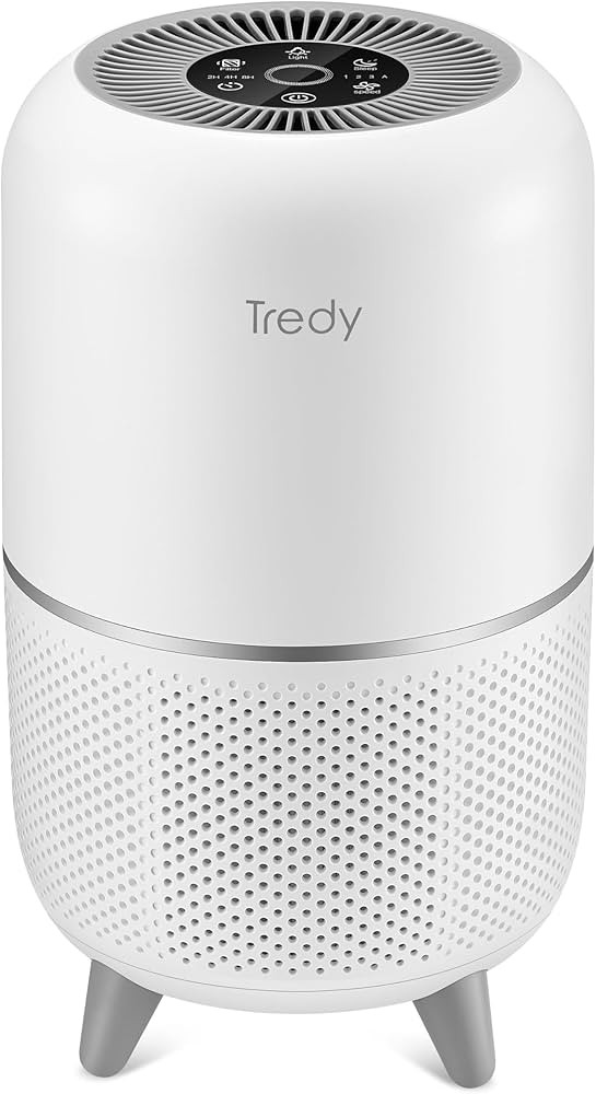 Tredy HEPA Air Purifier for Home 200 Sq.ft Large Room with Air Quality Sensor, Filters The Air, R... | Amazon (US)