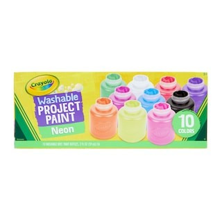 Crayola Neon Washable Kids Paint Set, 10ct. | Michaels® | Michaels Stores