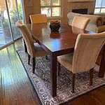 Alessia Dark Wood Rug | Ruggable