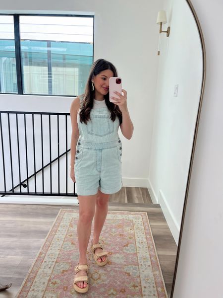 Casual Saturday and it’s beautiful outside! 

Overalls. Shortalls. Free people. Raffia sandals. Target. Uncommon James. Chain link earrings. Spring outfit. Revolve. Pistola.

#LTKstyletip #LTKshoecrush #LTKfindsunder100