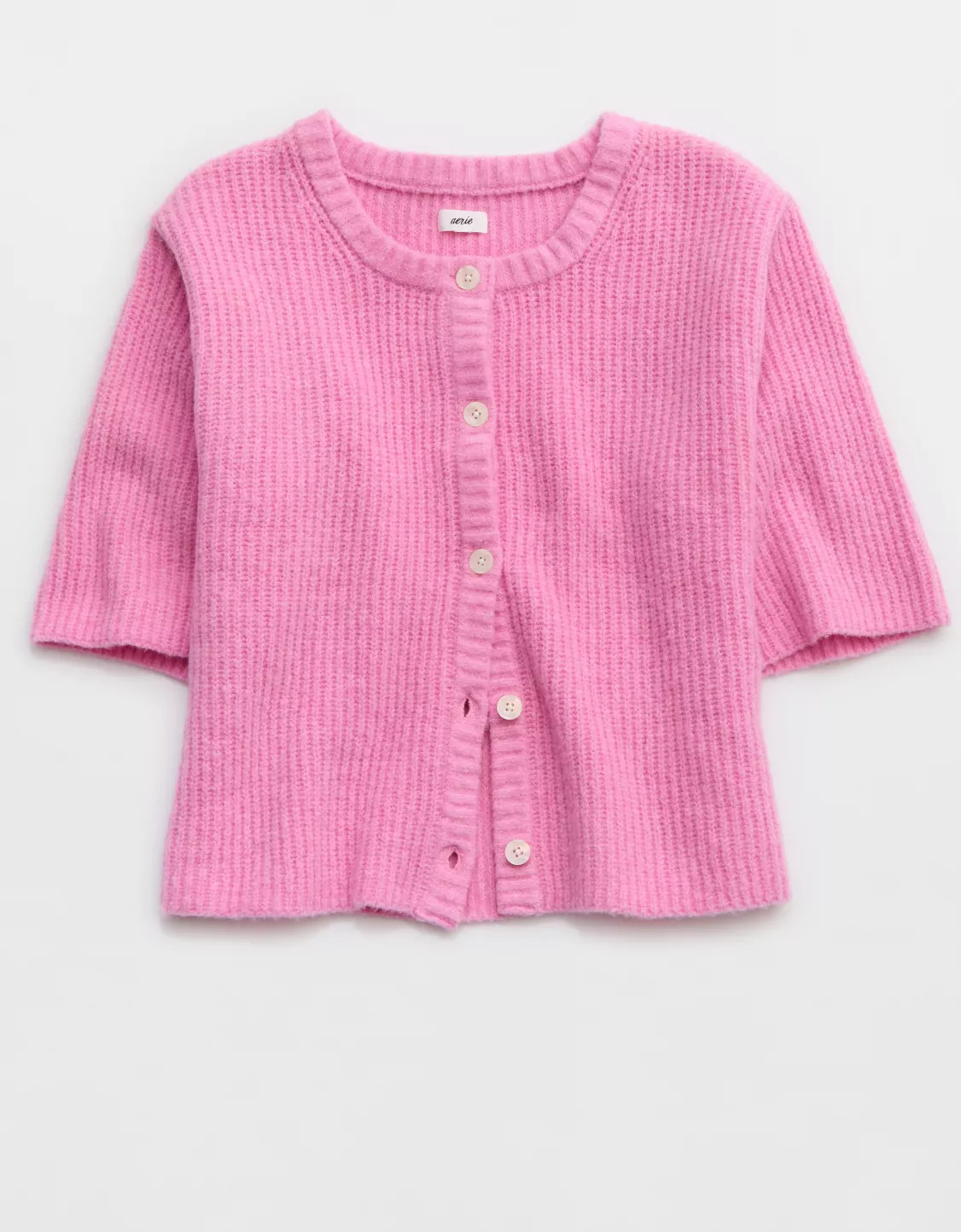 Aerie unREAL Short Sleeve Cardigan | Aerie
