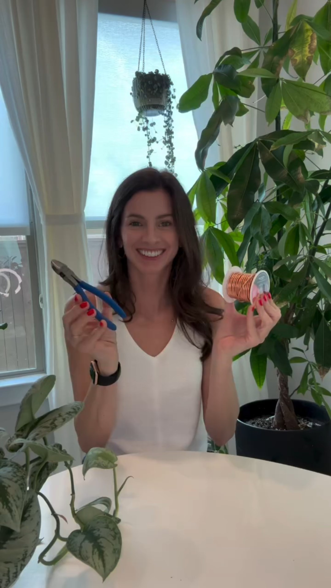 DIY trellis, two ways — done in under 5 minutes with just wire and cutters.
Shape it. Plant it. Love it. 🌿✨

What you’ll need:
✔️ Aluminum wire
✔️ Wire cutters
✔️ Your creativity 🧠✋

💬 For a full list of supplies, comment DIY 👇

#diytrellis #easydiy #plantstylin #indoorgarden #planthacks #diysupplies