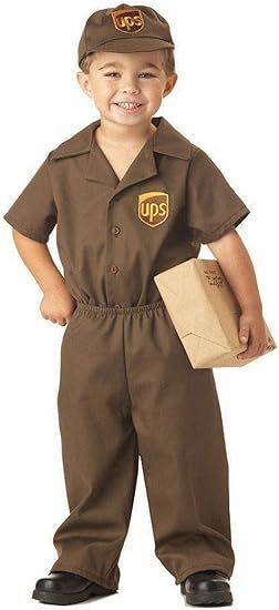 Little Boys' UPS Guy Costume Large (4-6) | Amazon (US)