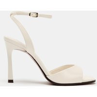 Zara - Heeled Sandals - White - 5 - Woman | Zara US