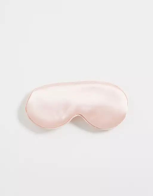 SMUG satin eye mask in baby pink | ASOS | ASOS (Global)