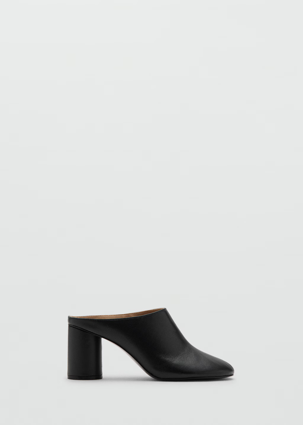 Leather heeled clogs | Mango (US/MX/AU)