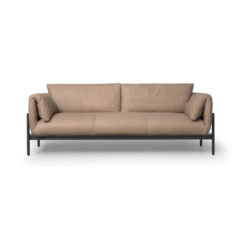Almand 88.5'' Leather Sofa | Wayfair North America
