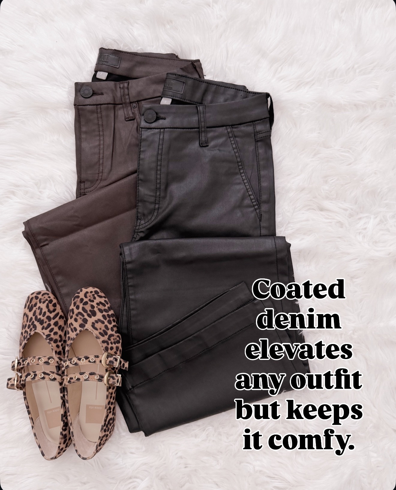 These coated denim jeans are my go to when I want something that looks polished but still feels comfortable. They instantly elevate a sweater or tee and work just as well for everyday wear as they do for a night out.

coated denim women, coated jeans outfit, elevated denim, fall denim trends, winter jeans women, chic casual outfits, night out jeans, work to weekend outfits, neutral fall fashion

#LTKHoliday #LTKootd #LTKgrwm