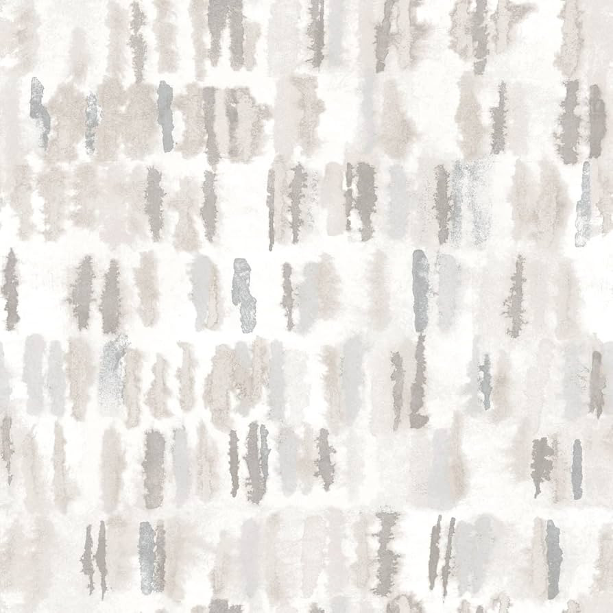 RoomMates Tamara Day RMK12579RL Neutral Watercolor Fountain Peel and Stick Wallpaper | Amazon (US)