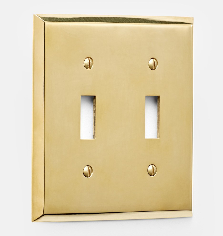 Lewis Double Toggle Switchplate
 | Rejuvenation | Rejuvenation