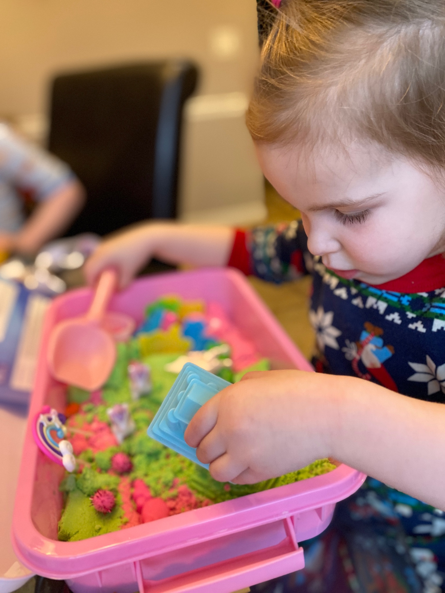 Unicorn sensory bin, indoor January kids activities, cold weather inside fun toys 

#LTKSeasonal #LTKKids #LTKFamily