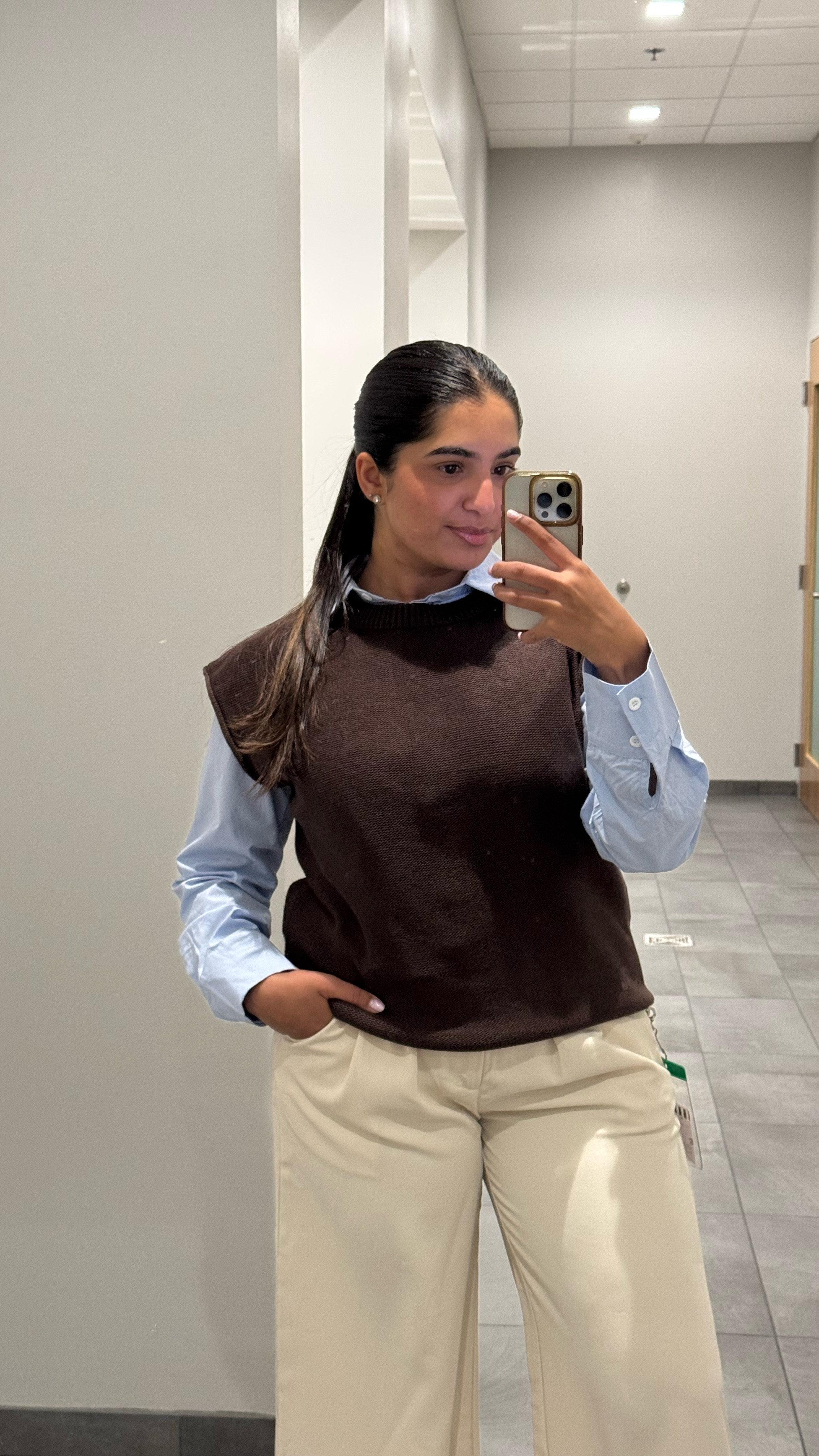 recently obsessed with blue and brown together especially for a day in the office 🤌🏽 

#LTKFindsUnder50 #LTKStyleTip #LTKWorkwear