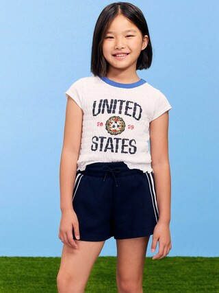 FIFA World Cup 26\u2122 USA Smocked Graphic T-Shirt for Girls | Old Navy (US)