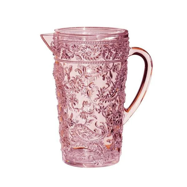 Acrylic Paisley Pitcher - Pink 2.5 Qt | Walmart (US)