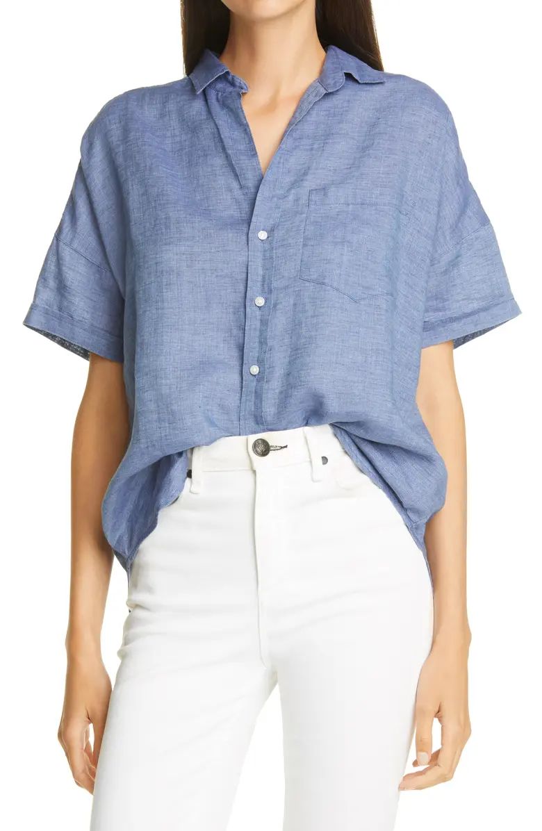 Frank & Eileen Rose Linen Button-Up Shirt | Nordstrom | Nordstrom