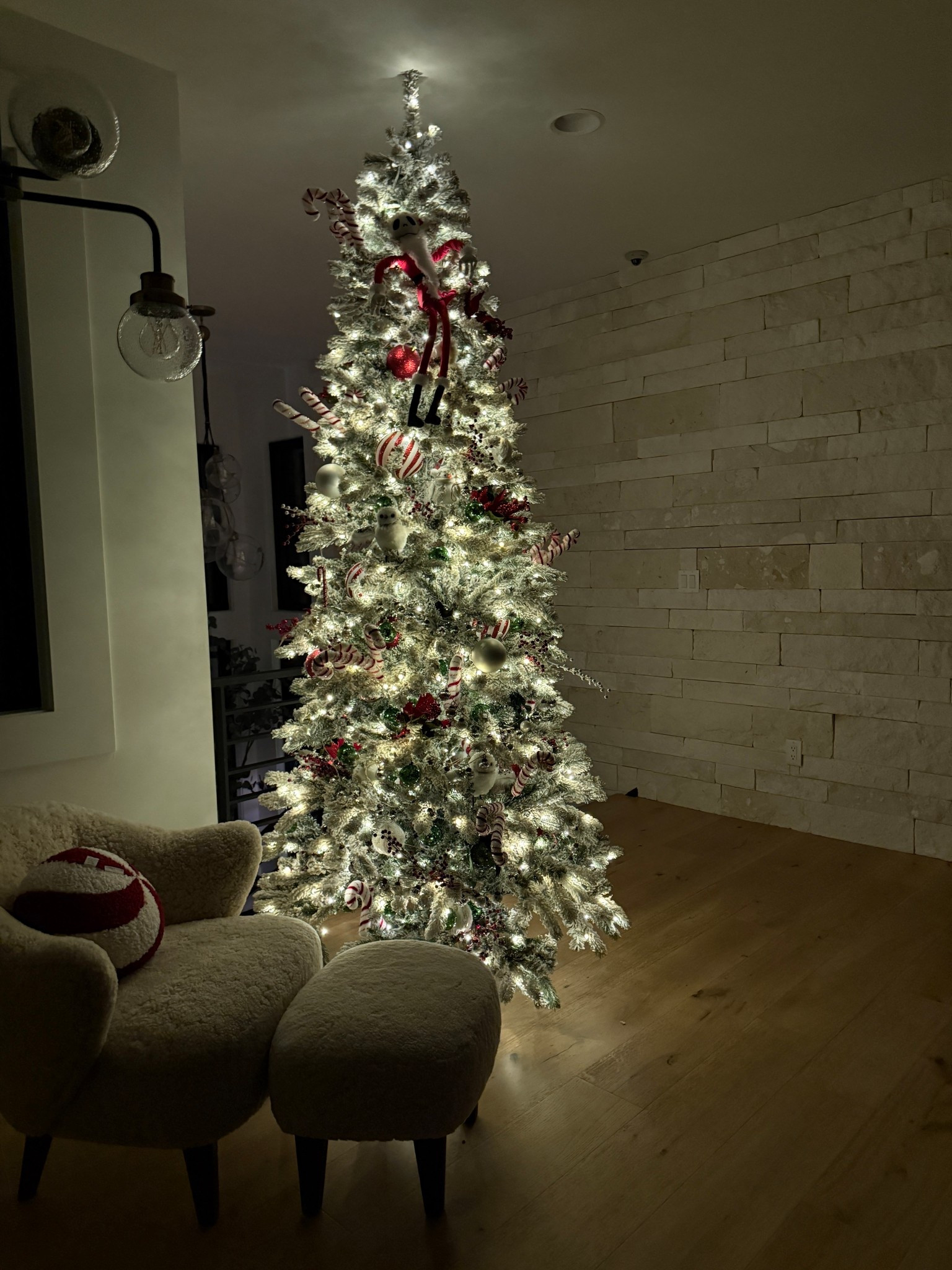 This peppermint tree turned out so cute! I love the light flocked branches with the red and white accents. Now is such a good time to snag your favorite pieces on sale! Christmas Tree.

#LTKHome #LTKSeasonal #LTKSaleAlert