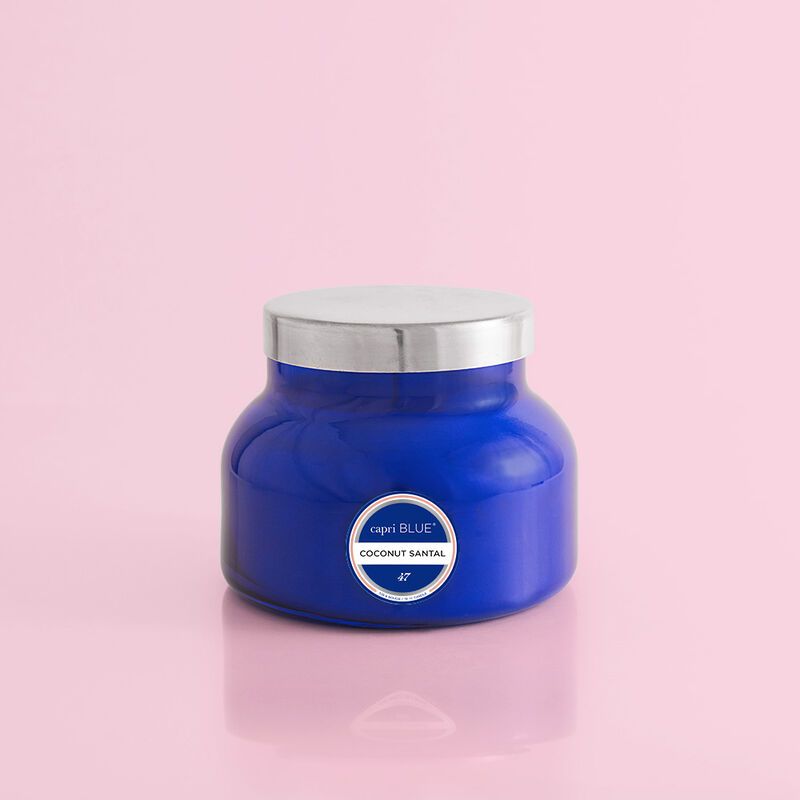 Coconut Santal Blue Signature Jar, 19 oz | Capri Blue | Capri-Blue