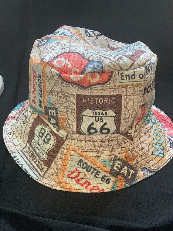 Curly Girl Oversized Bucket Hat  Route 66 | Etsy | Etsy (US)