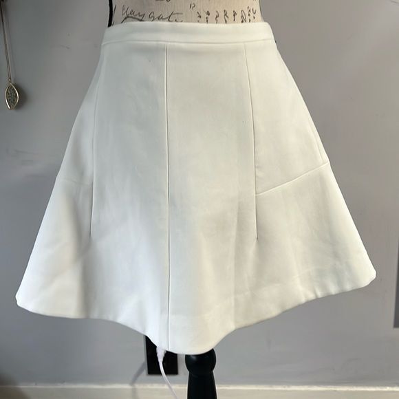 White skirt - J Crew | Poshmark