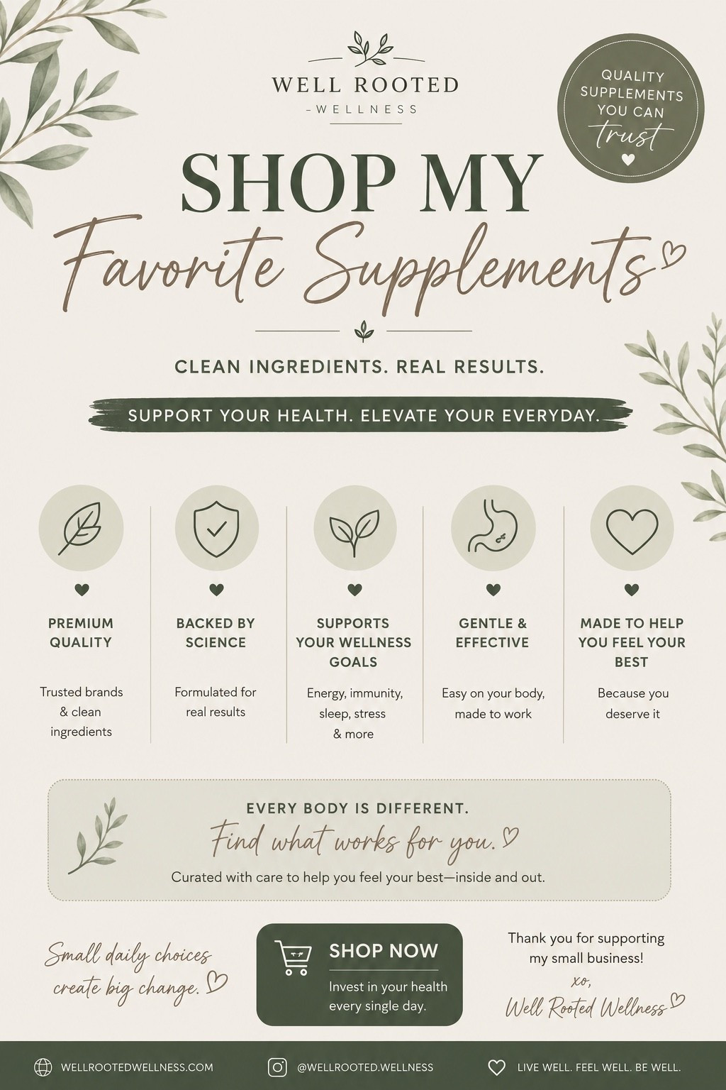 Shop Some If my Favorite Supplements

#LTKfitnessgoals #LTKdayinmylife #LTKselfcare