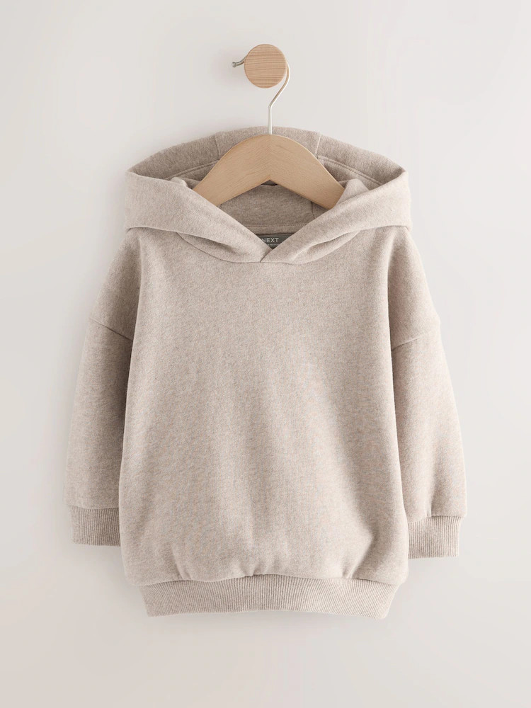 Oatmeal Marl Soft Touch Hoodie (3mths-7yrs) | Next US