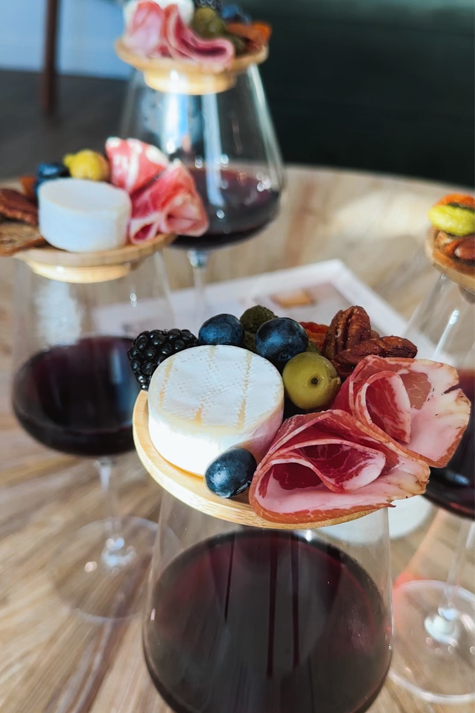 Charcuterie wine toppers 🍷 🧀 
A fun little way to elevate the way you entertain ✨

#LTKHome #LTKSeasonal #LTKParties