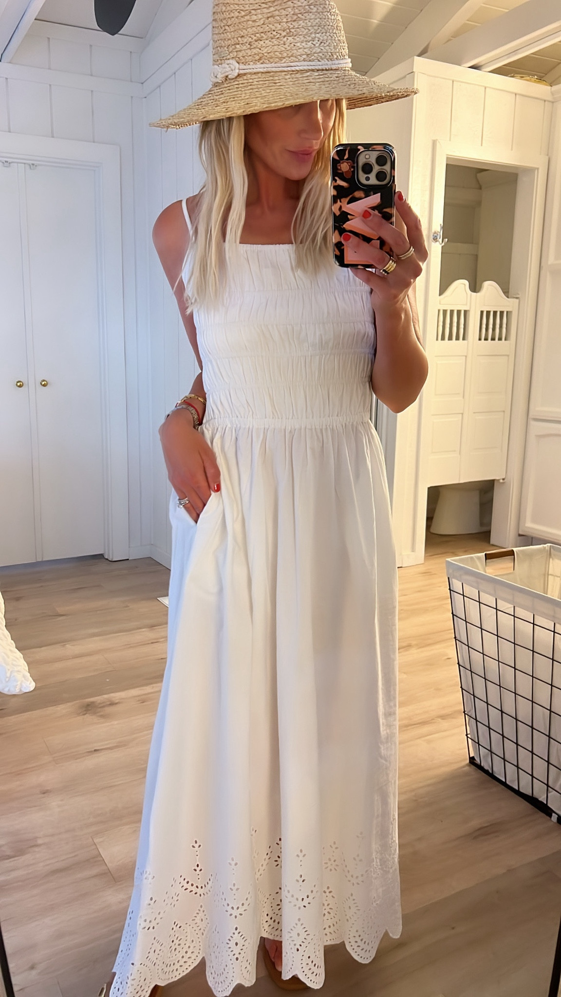 Obsessed with this white summer dress. It is everything and the back is 😍 get your normal size  

#LTKStyleTip