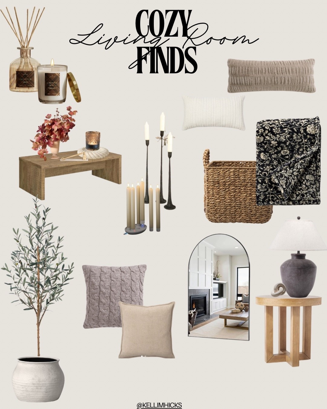 Neutral, cozy living room staples that instantly elevate your space 🤎 Think chunky knit throws, textured pillows, woven baskets, and warm candlelight — everything linked for you!

#LTKhome #LTKfinds #LTKlivingroom #HomeStyle #AmazonHome #CozyDecor
