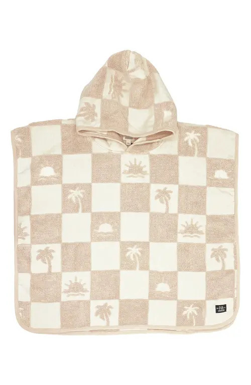 Feather 4 Arrow Kids' El Ray Hooded Cotton Terry Cloth Poncho in Sand at Nordstrom | Nordstrom
