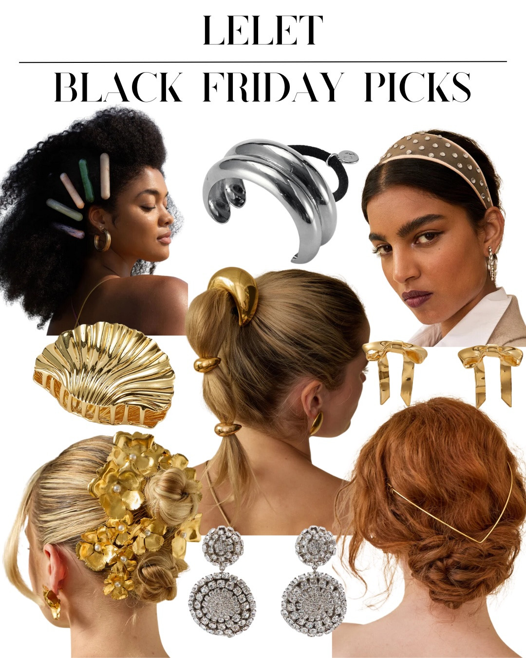 Want to level up any outfit without paying designer prices? Check out this super chic hair accessory brand lelet! From beautiful hair pins and clips, to chic headbands and crowns, to jewelry fit for a queen, theres something for every glam lover! 

 #LTKCyberWeek #LTKHoliday #LTKSaleAlert