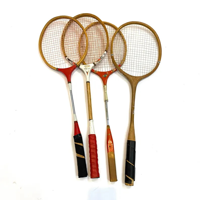 Vintage Badminton rackets | Etsy (Global)