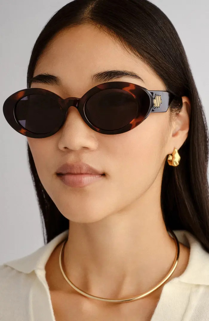 Nouveau Vie 50mm Oval Sunglasses | Nordstrom
