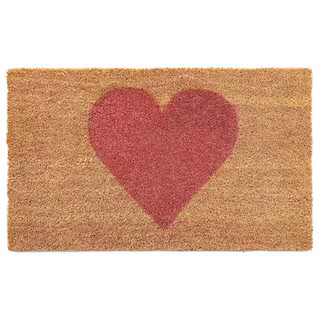 Pink Heart Doormat, 30" x 48" | The Home Depot