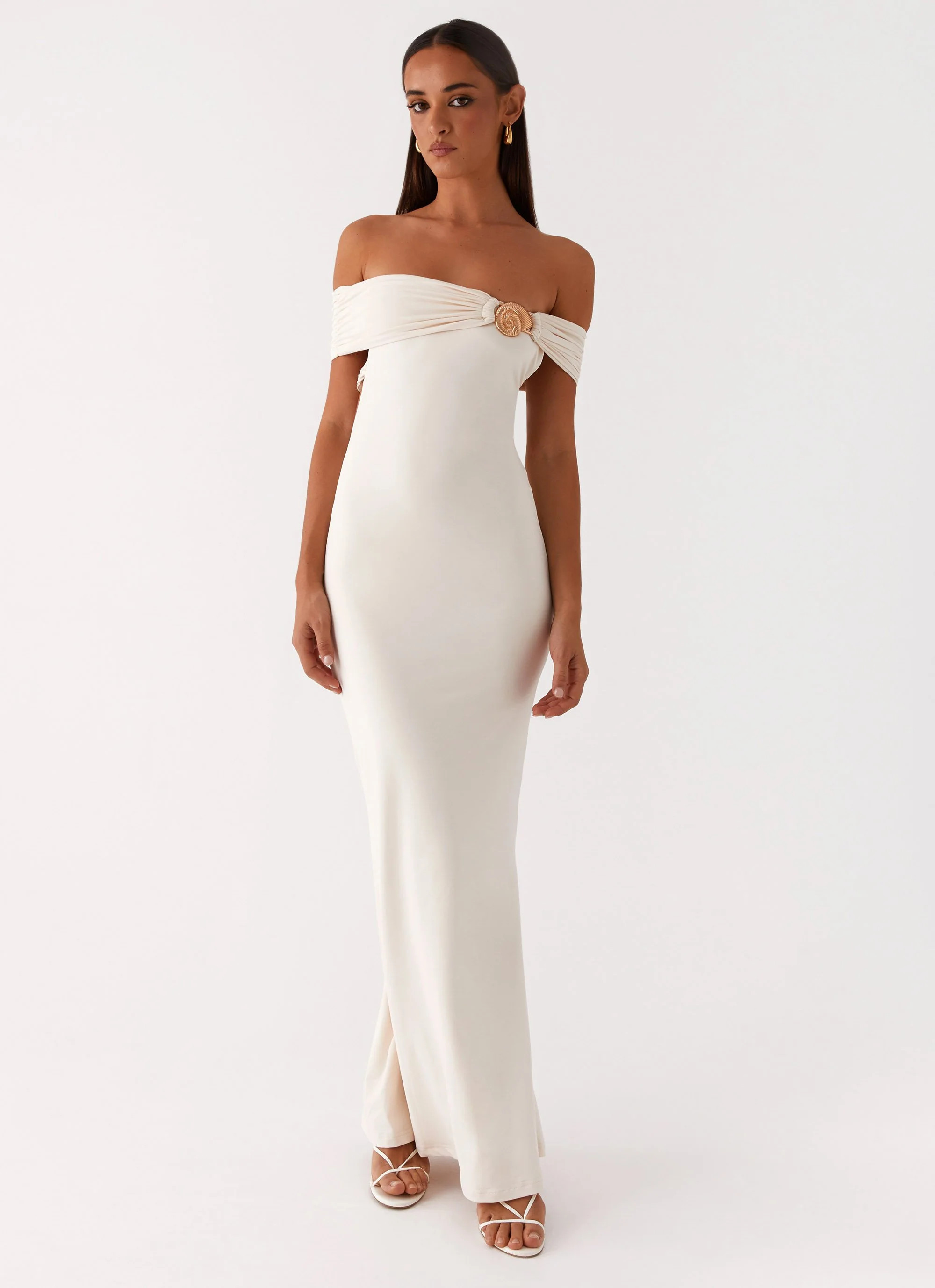 Illusion Maxi Dress - Ivory | Peppermayo (Global)