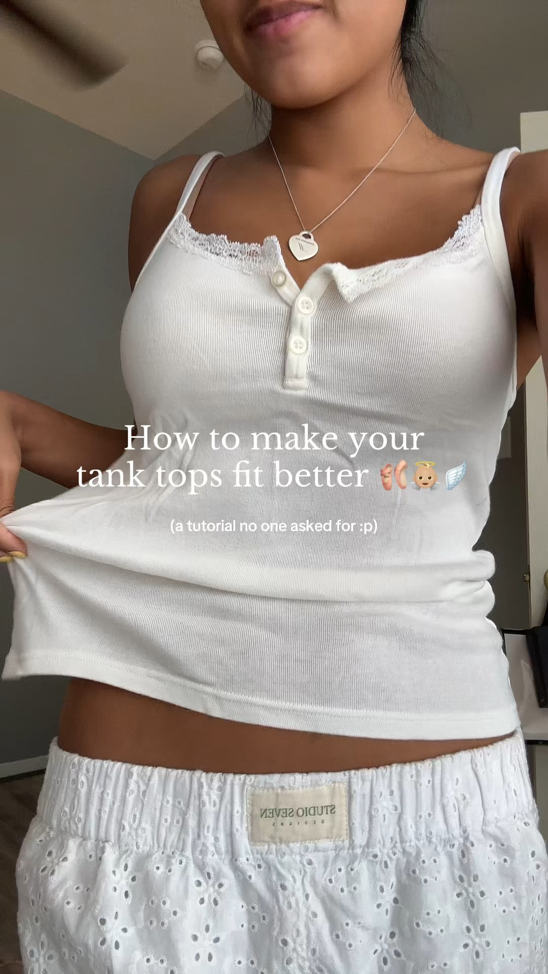 Top I fixed is from Brandy Melville, I bought it years ago so I have no idea what it’s called!!

Pants are Studio Seven designs, I have them in an XS I believe (not entirely sure bc they were custom made PR!!)

Sewing machine is linked! Perfect for beginners!!

🤍🤍🤍