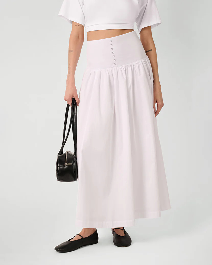 Drop Waist Maxi Skirt | We Wore What