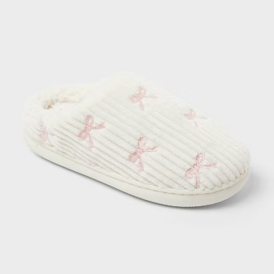 Kids' Landry Scuff Slippers - Art Class™ Cream 13-1 | Target