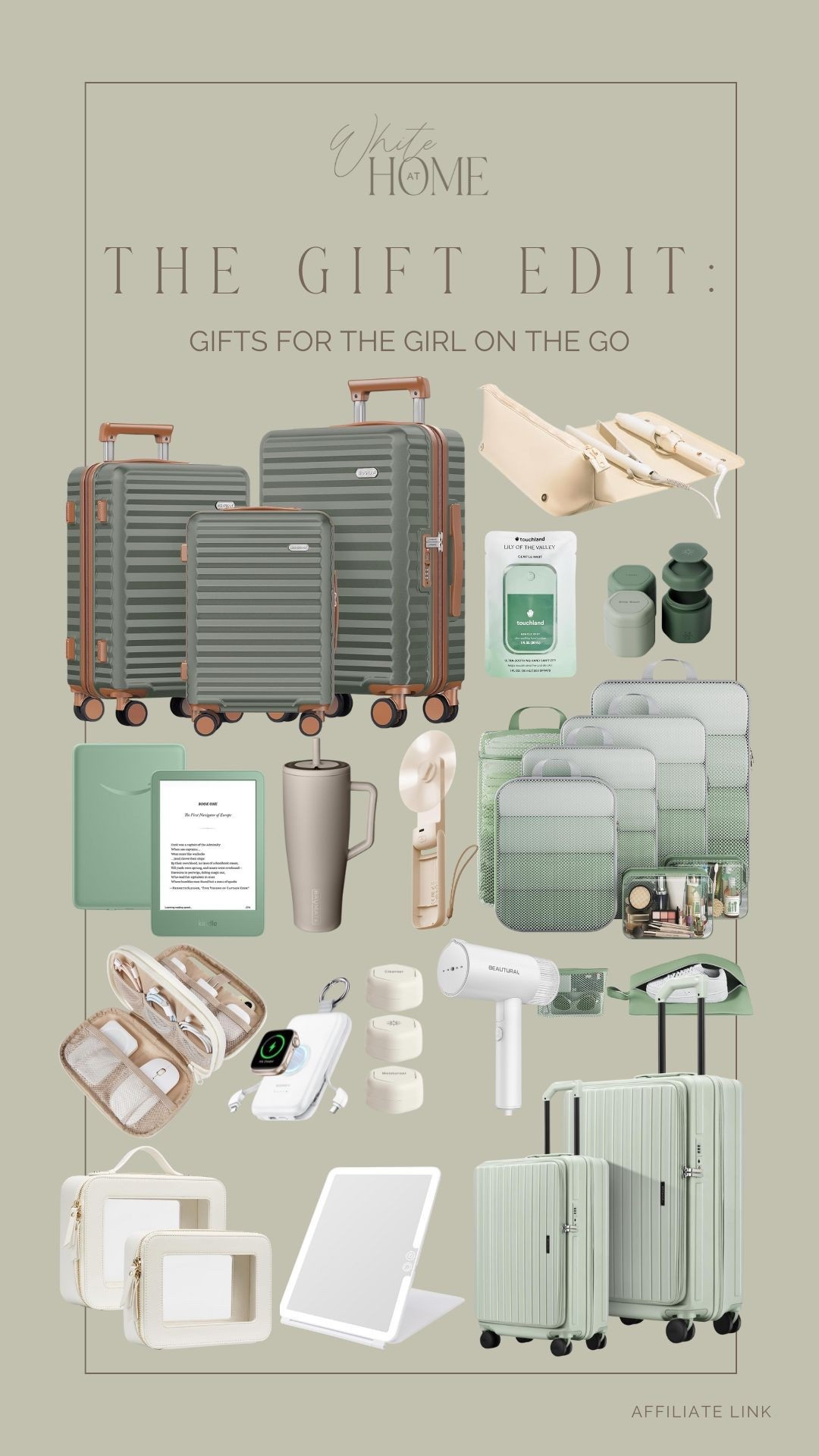 The gift guide for the girl on the go! Everything they will need from luggage to entertainment, organization, essentials and more! All on Amazon too! 

#LTKGiftGuide #LTKTravel