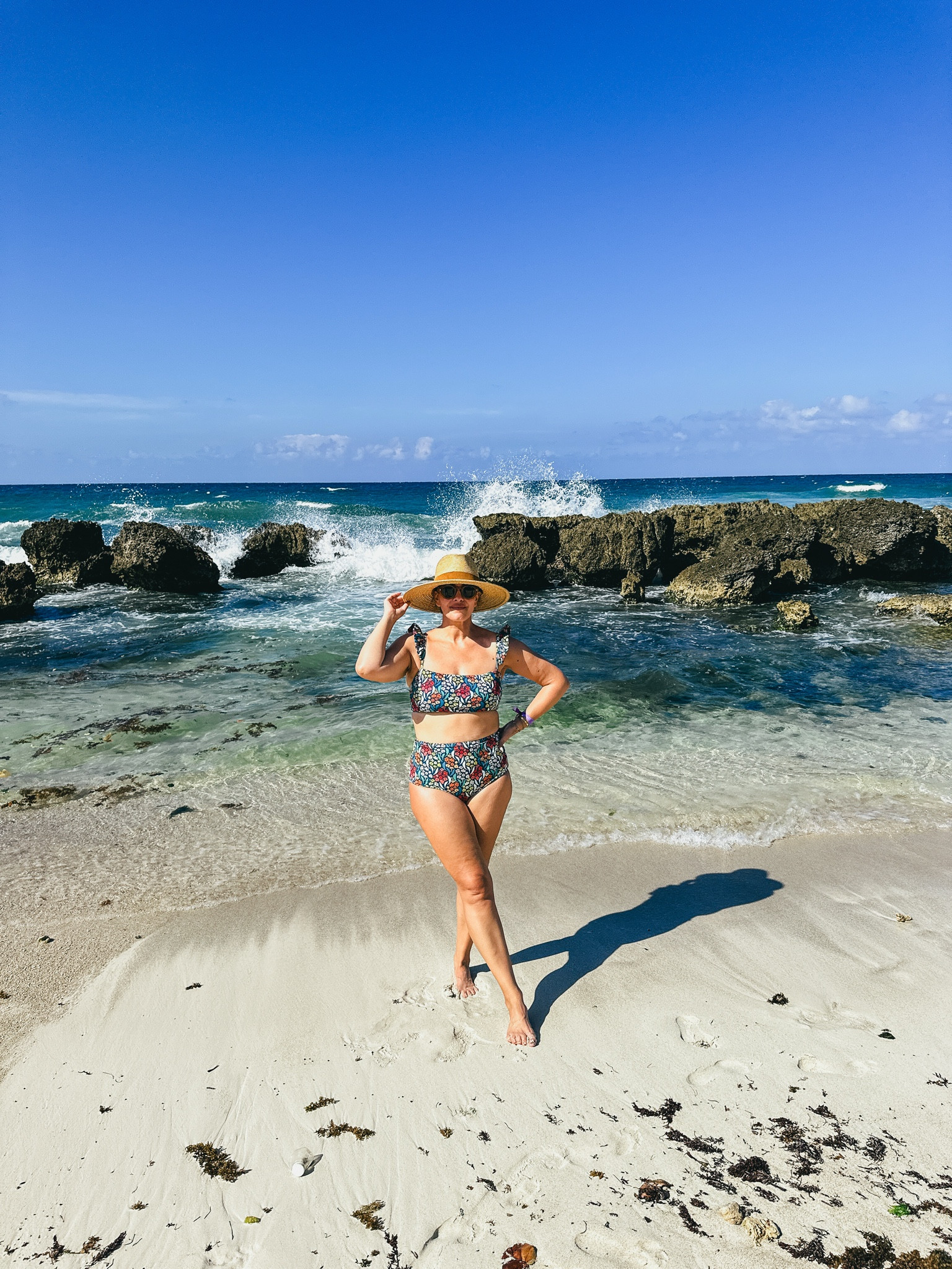 Wearing a medium in top and bottom! 

#LTKSwim #LTKOver40 #LTKMidsize