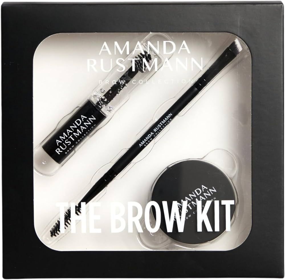 Amanda Rustmann Brow Collection Premium Quality Brow Kit - Vegas Brunette | Styling Kit | Soft an... | Amazon (US)