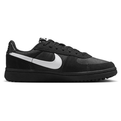 Nike Boys Nike Field General - Boys' Grade School Basketball Shoes Black/White/Black Size 3.5 | Champs Sports