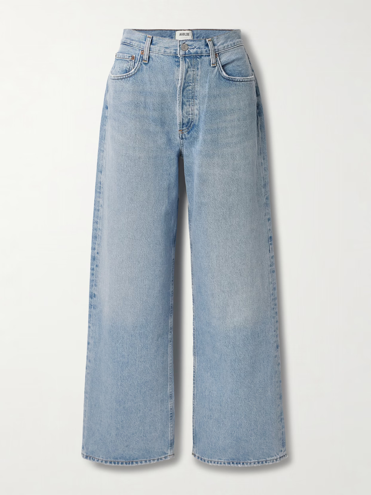 AGOLDE - Low Slung Baggy Jeans - Blue | NET-A-PORTER (US)