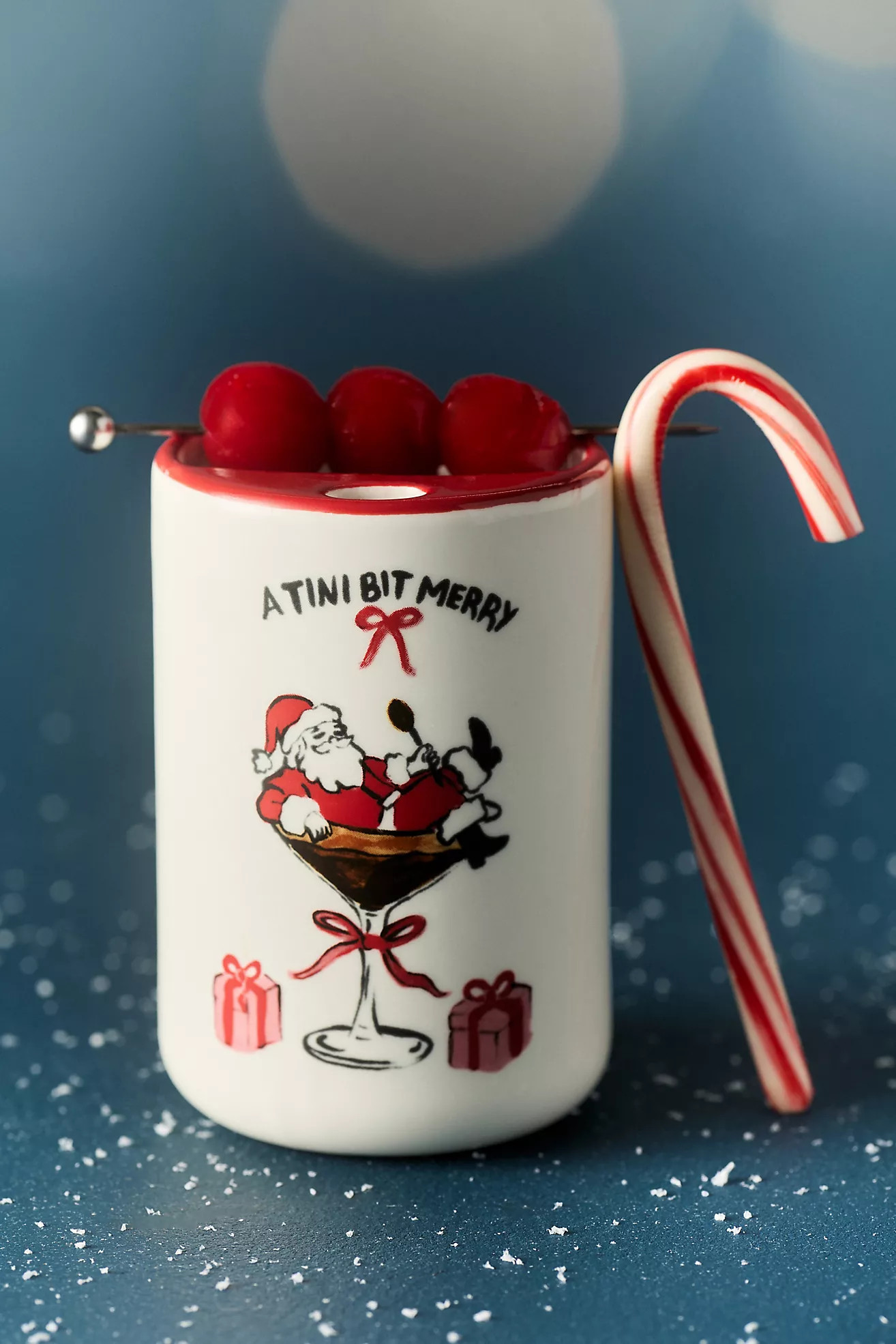 Pipe Dream Pottery Stoneware Holiday Demi Sipper | Anthropologie (US)