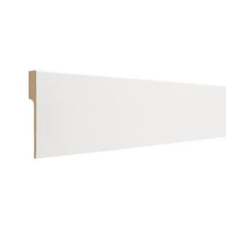 ORNAMENTAL 1542 7/8 in. x 5 1/4 in. x 96 in. Craftsman Primed MDF CoverTrim Baseboard Moulding (1... | The Home Depot