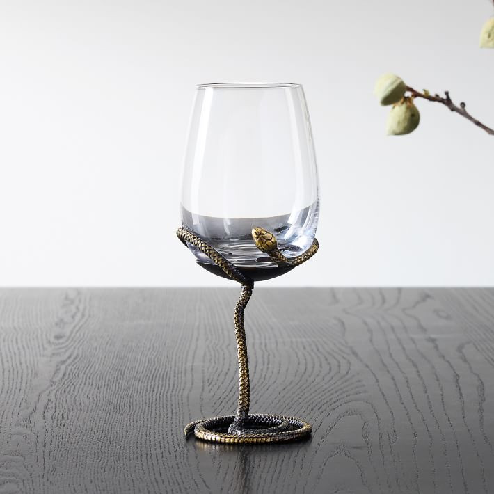 Metal Snake Glassware | West Elm (US)