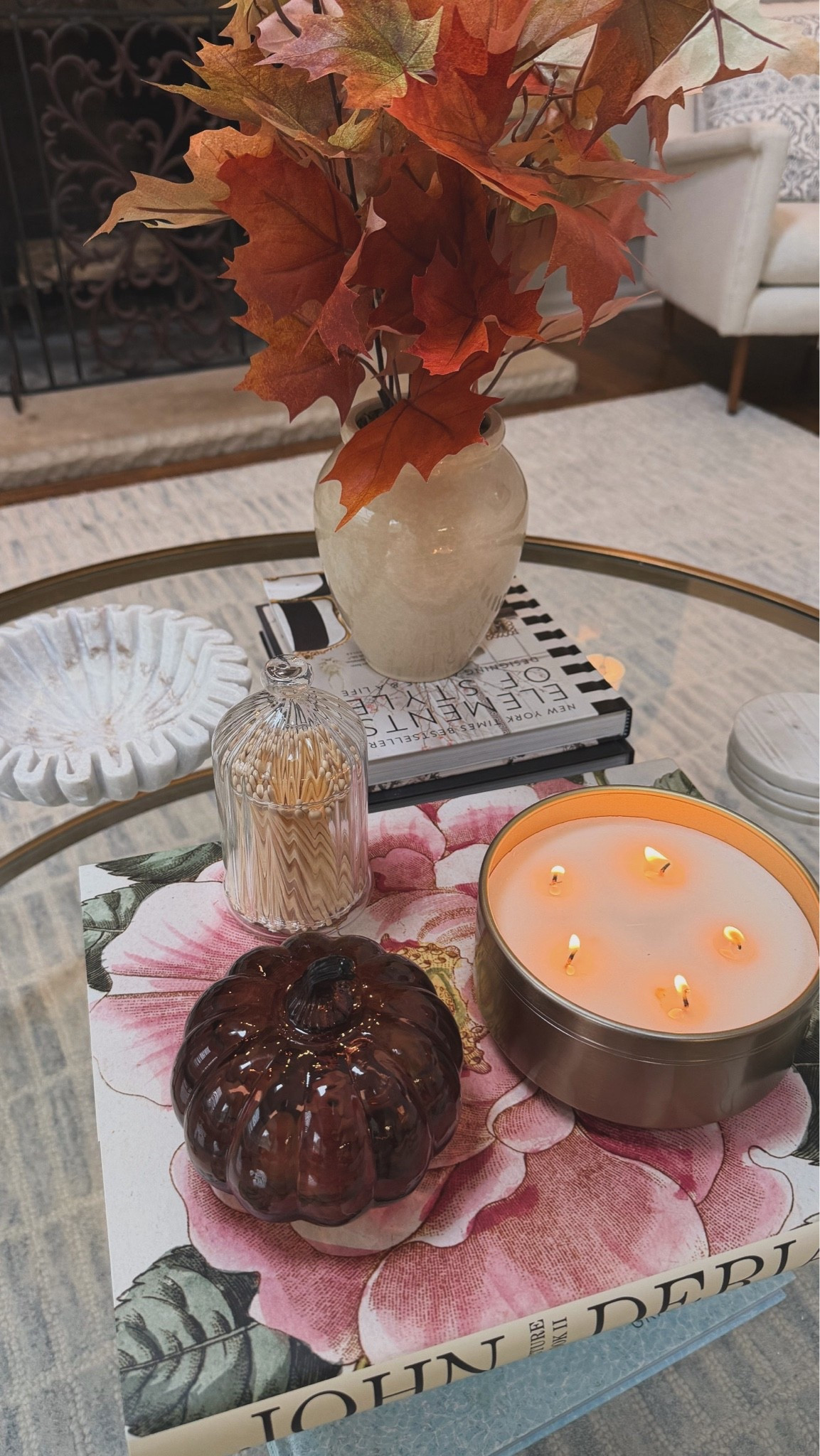 Amazon/Target Fall decor 
Cozy, gloomy day today and I’m loving all the fall vibes 🍂🤎

And this candle, you guys… SO good. Seriously one of the best-smelling candles ever. My whole house smells amazing!!!

#LTKOver40 #LTKSeasonal #LTKHome