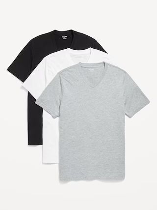 Soft-Washed V-Neck T-Shirt 3-Pack | Old Navy (US)