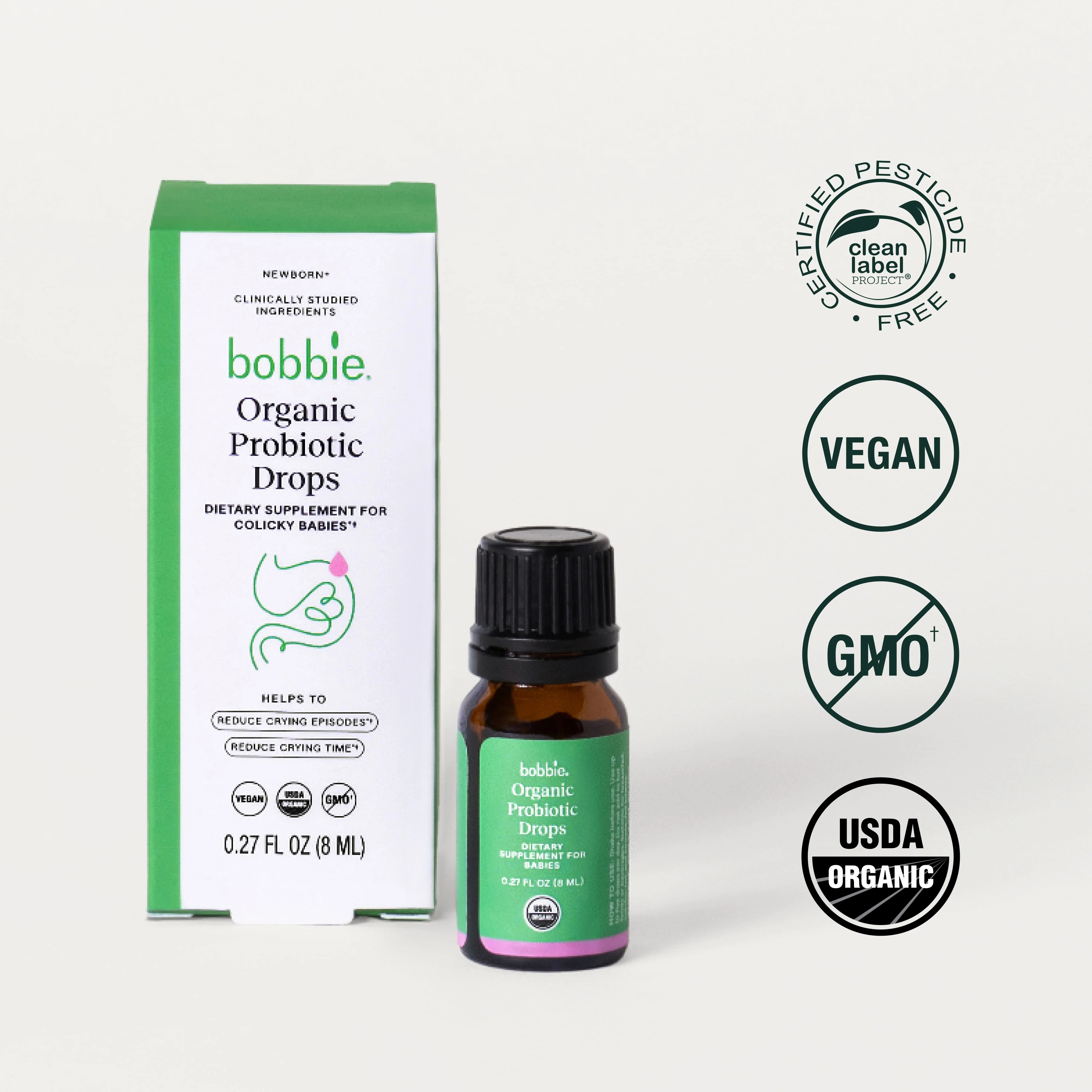 Organic Probiotic Drops | Bobbie