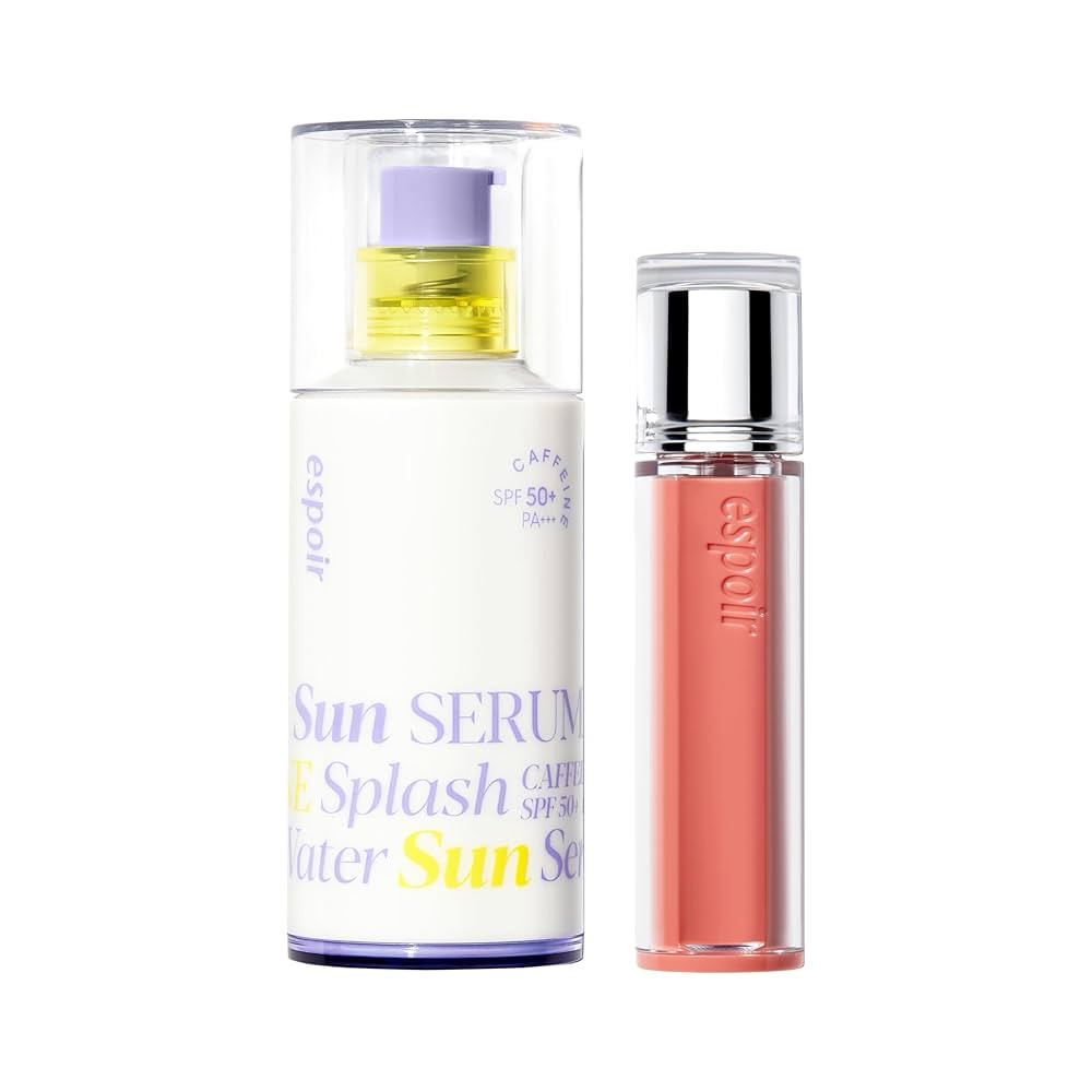 Espoir Official Amazon Exclusive Special Bundle - No White Cast Moisturizing Sun serum+Glossy Cou... | Amazon (US)